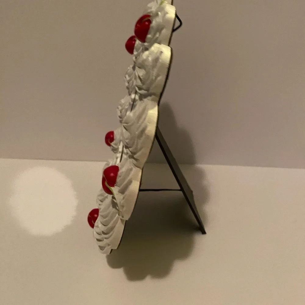 Whip Cream and Cherry Decorative Mirror, Cake Mirror